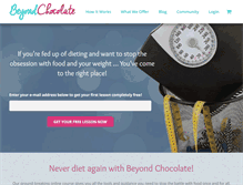 Tablet Screenshot of beyondchocolate.co.uk